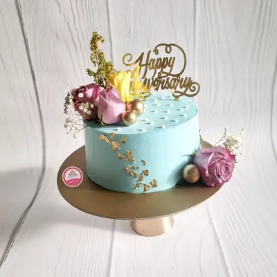 Anniversary & Engagement custom cake by Cakes & Shapes, Dubai — design code CS-0236