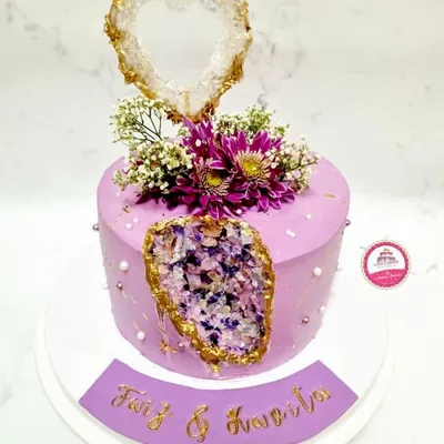 Birthday — Adults custom cake by Cakes & Shapes, Dubai — design code CS-0089