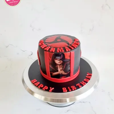 Birthday — Adults custom cake by Cakes & Shapes, Dubai — design code CS-0021