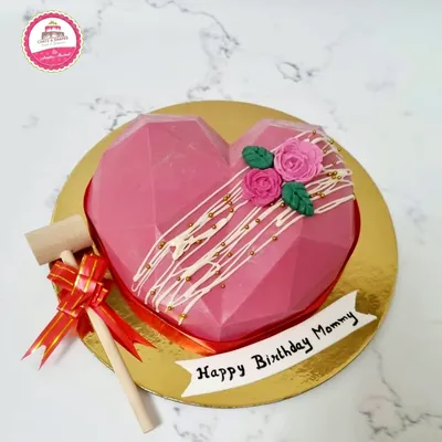 Birthday — Adults custom cake by Cakes & Shapes, Dubai — design code CS-0025