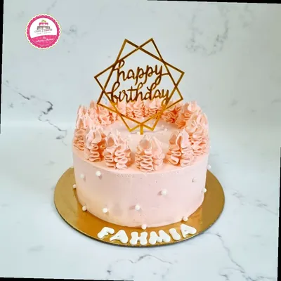 Birthday — Adults custom cake by Cakes & Shapes, Dubai — design code CS-0026