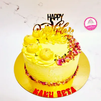 Birthday — Adults custom cake by Cakes & Shapes, Dubai — design code CS-0042