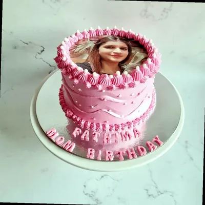 Birthday — Adults custom cake by Cakes & Shapes, Dubai — design code CS-0096