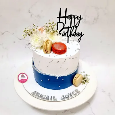 Birthday — Adults custom cake by Cakes & Shapes, Dubai — design code CS-0119