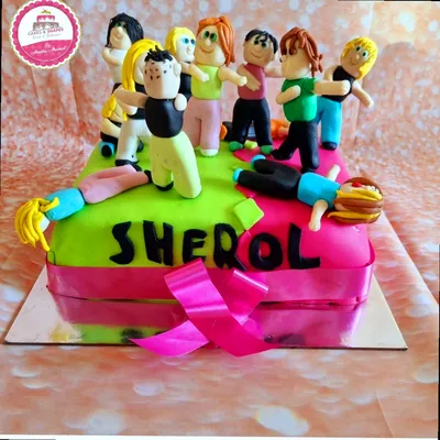 Birthday — Adults custom cake by Cakes & Shapes, Dubai — design code CS-0002