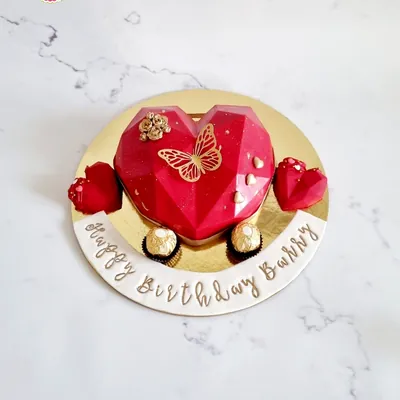 Birthday — Adults custom cake by Cakes & Shapes, Dubai — design code CS-0018