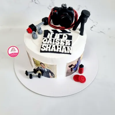 Birthday — Adults custom cake by Cakes & Shapes, Dubai — design code CS-0032