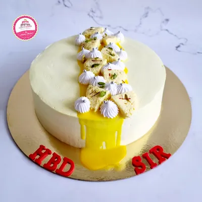 Birthday — Adults custom cake by Cakes & Shapes, Dubai — design code CS-0043