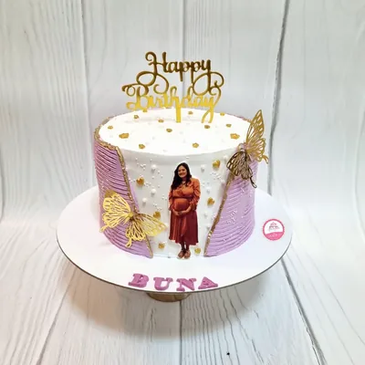 Birthday — Adults custom cake by Cakes & Shapes, Dubai — design code CS-0171
