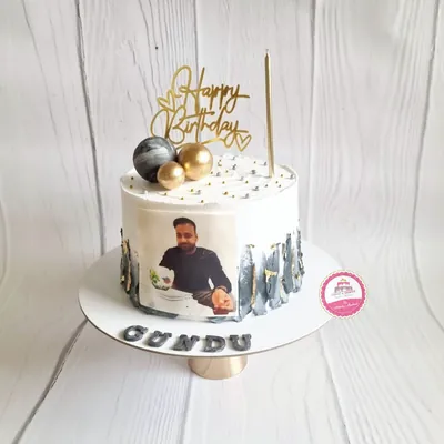 Birthday — Adults custom cake by Cakes & Shapes, Dubai — design code CS-0176