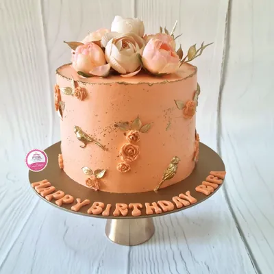 Birthday — Adults custom cake by Cakes & Shapes, Dubai — design code CS-0199