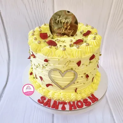 Birthday — Adults custom cake by Cakes & Shapes, Dubai — design code CS-0208