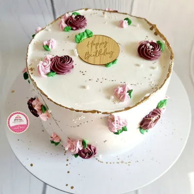 Birthday — Adults custom cake by Cakes & Shapes, Dubai — design code CS-0220
