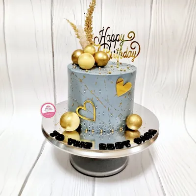 Birthday — Adults custom cake by Cakes & Shapes, Dubai — design code CS-0246