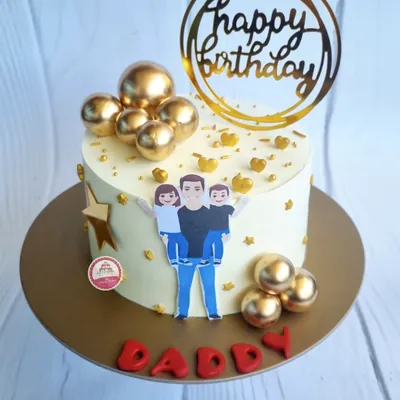 Birthday — Adults custom cake by Cakes & Shapes, Dubai — design code CS-0249