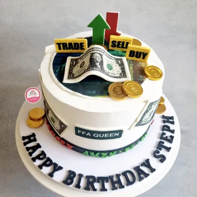 Birthday — Adults custom cake by Cakes & Shapes, Dubai — design code CS-0253