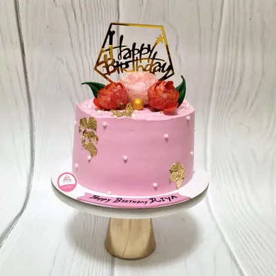 Birthday — Adults custom cake by Cakes & Shapes, Dubai — design code CS-0263