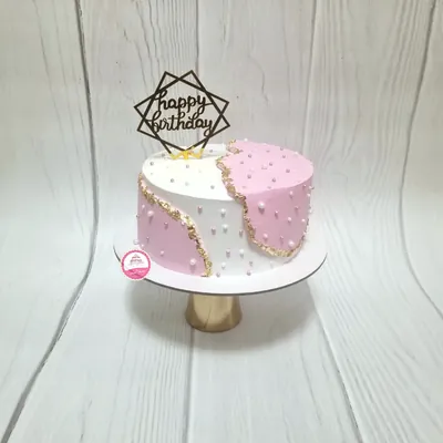 Birthday — Adults custom cake by Cakes & Shapes, Dubai — design code CS-0299