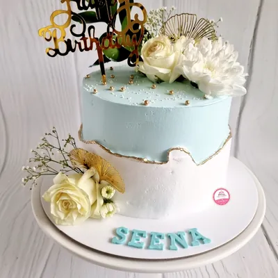 Birthday — Adults custom cake by Cakes & Shapes, Dubai — design code CS-0300