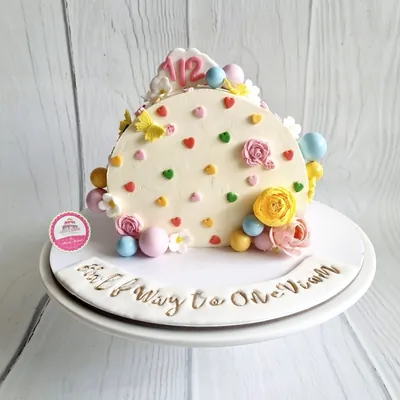 Birthday — Adults custom cake by Cakes & Shapes, Dubai — design code CS-0333