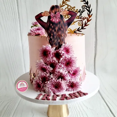 Birthday — Adults custom cake by Cakes & Shapes, Dubai — design code CS-0334