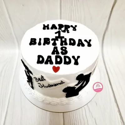 Birthday — Adults custom cake by Cakes & Shapes, Dubai — design code CS-0349