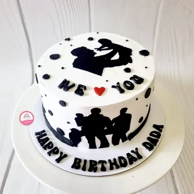 Birthday — Adults custom cake by Cakes & Shapes, Dubai — design code CS-0377