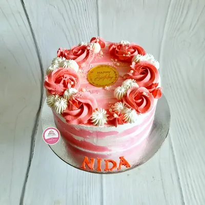 Birthday — Adults custom cake by Cakes & Shapes, Dubai — design code CS-0387