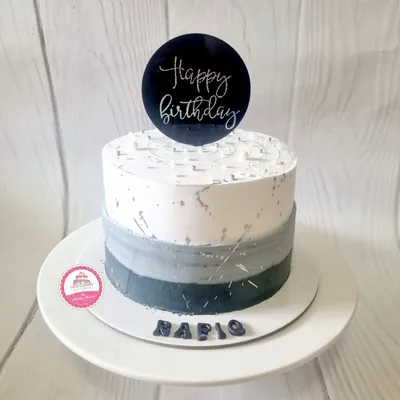 Birthday — Adults custom cake by Cakes & Shapes, Dubai — design code CS-0401