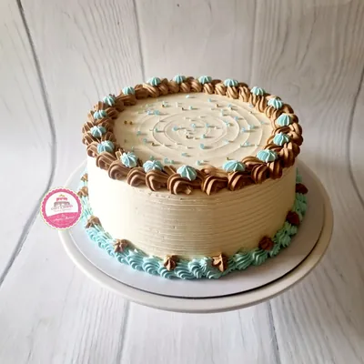 Birthday — Adults custom cake by Cakes & Shapes, Dubai — design code CS-0404