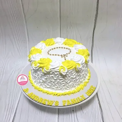 Birthday — Adults custom cake by Cakes & Shapes, Dubai — design code CS-0421