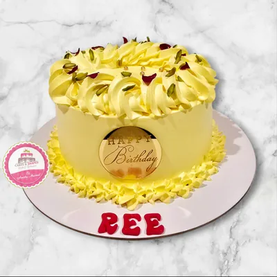 Birthday — Adults custom cake by Cakes & Shapes, Dubai — design code CS-0443