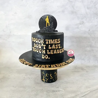 Birthday — Adults custom cake by Cakes & Shapes, Dubai — design code CS-0457