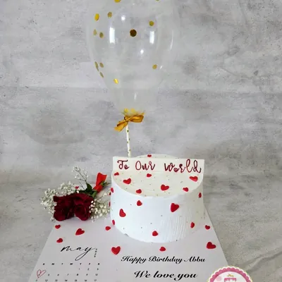 Birthday — Adults custom cake by Cakes & Shapes, Dubai — design code CS-0460