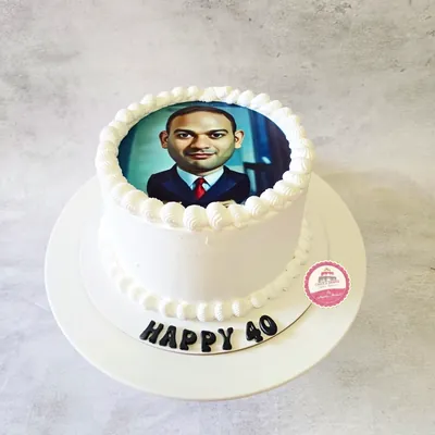 Birthday — Adults custom cake by Cakes & Shapes, Dubai — design code CS-0476