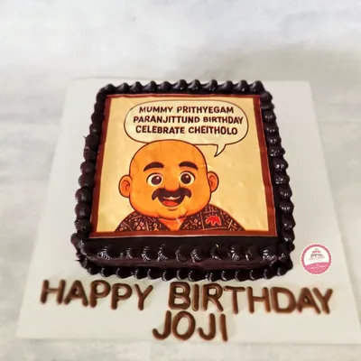 Birthday — Adults custom cake by Cakes & Shapes, Dubai — design code CS-0486
