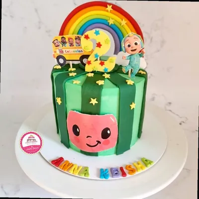 Birthday — Kids custom cake by Cakes & Shapes, Dubai — design code CS-0102