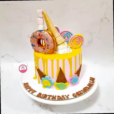 Birthday — Kids custom cake by Cakes & Shapes, Dubai — design code CS-0123