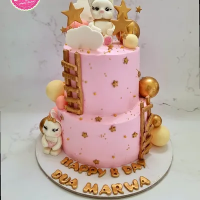 1st Birthday & Baby custom cake by Cakes & Shapes, Dubai — design code CS-0009