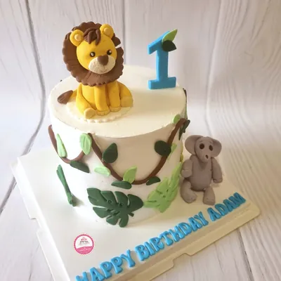1st Birthday & Baby custom cake by Cakes & Shapes, Dubai — design code CS-0180