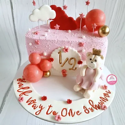 1st Birthday & Baby custom cake by Cakes & Shapes, Dubai — design code CS-0276