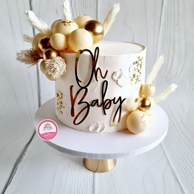 1st Birthday & Baby custom cake by Cakes & Shapes, Dubai — design code CS-0339