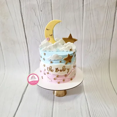 1st Birthday & Baby custom cake by Cakes & Shapes, Dubai — design code CS-0408